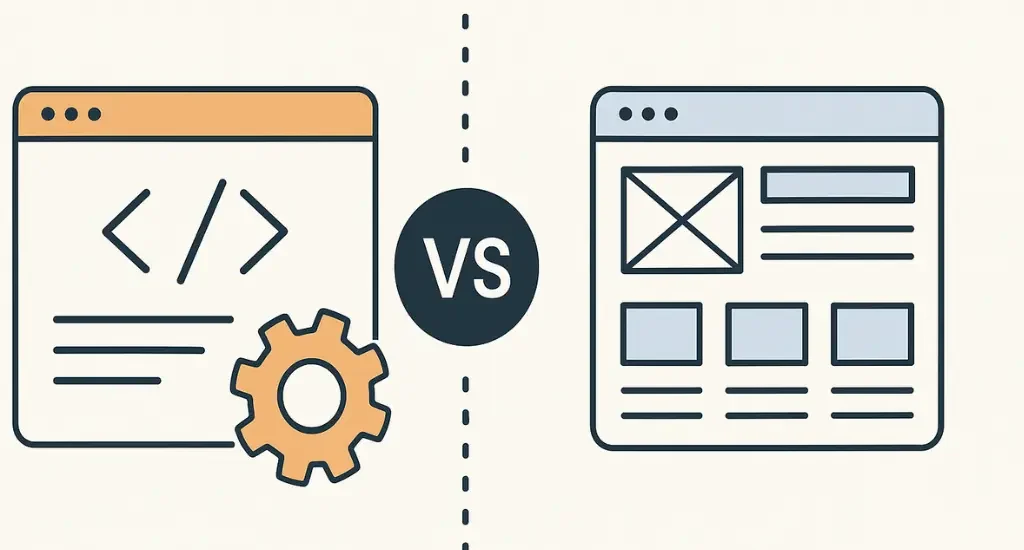 Custom vs. Template Custom vs. Template